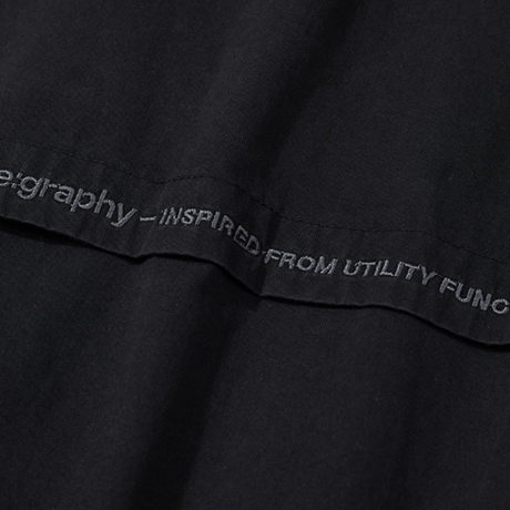 『Code:graphy』 　ユーティリティショットジャケット (Black)