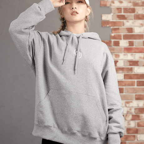 『CORUNU』  シグネチャーロゴパーカー (Grey)