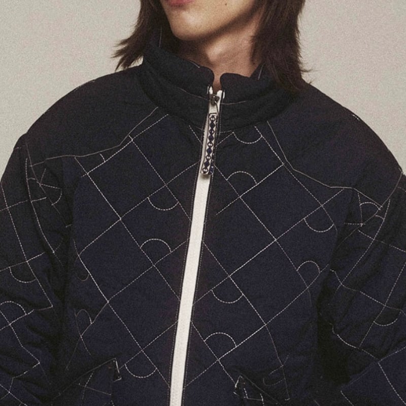 MURRA AER 』 halogen quilted short blouson (Na
