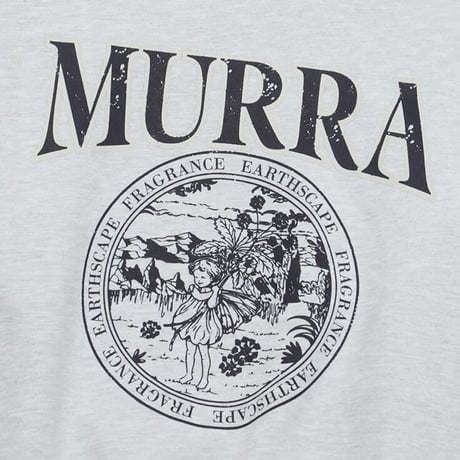 『MURRA AER 』  リリークロップスウェットシャツ (Heather Grey)