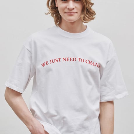 『Verynineflux』  ラウンド  Tシャツ (White)