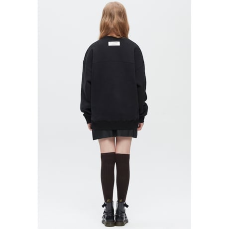 『Verynineflux』   ユニバーシティースウェット (Black)