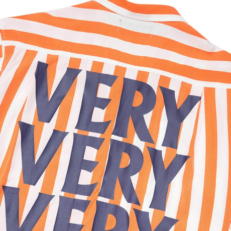 『Verynineflux』 ベリーショートスリーブシャツ (Orange)