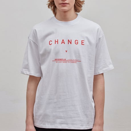 『Verynineflux』  フォース  Tシャツ (White)