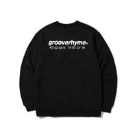 『grooverhyme』 　NYC ロケーションスウェット (Black)