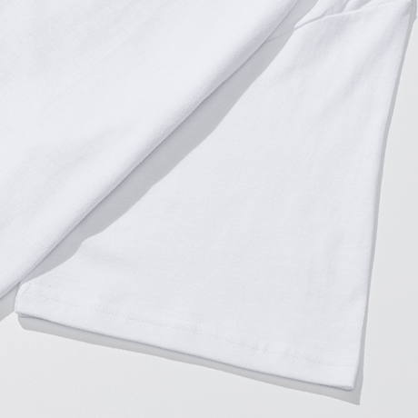 『CORUNU』  ブロークンロゴショートスリーブ Tシャツ (White)