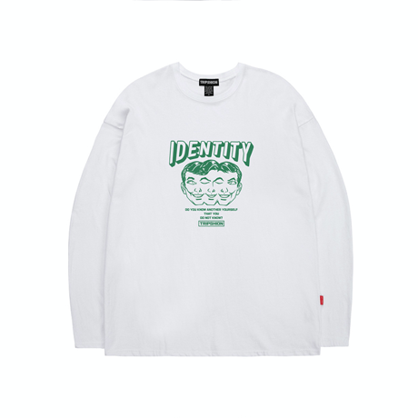 『TRIPSHION』 　トリプルゼントルマンロング Tシャツ (White)