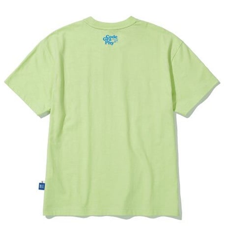 『Code:graphy』 　フラワーロゴ Tシャツ (Melon)
