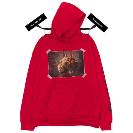『BLACKBLOND』 ユースティティアパーカー (Red)