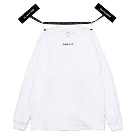 『BLACKBLOND』 イノセントクライムロングスリーブ Tシャツ (White)