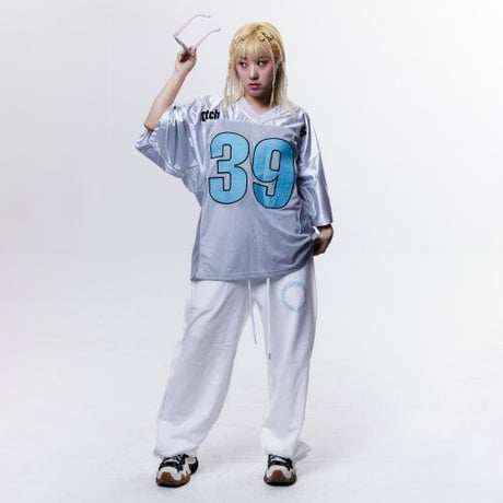 『CHAP CHAP』 　チャップツリー パームフットボール Tシャツ(Gray)