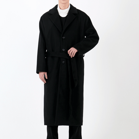 『 BY:L 』    ローブマキシコート (Black)