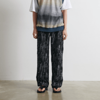 『BY.L 』 ワンウォッシュベンディングパンツ (Black)