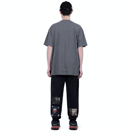 『BLACKBLOND』　Maria ピグメントTシャツ (Gray)
