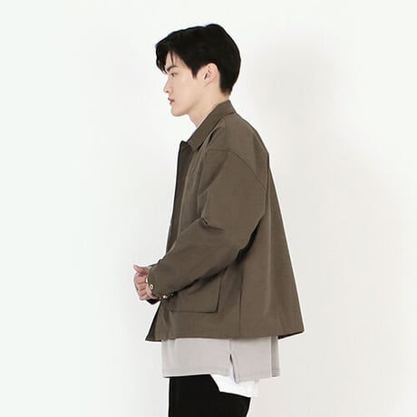 『 BY:L 』 　ミニマルフィールジャケット  (Khaki)