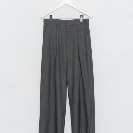 『HIFIFNK』  alden wool trousers pants (Grey)