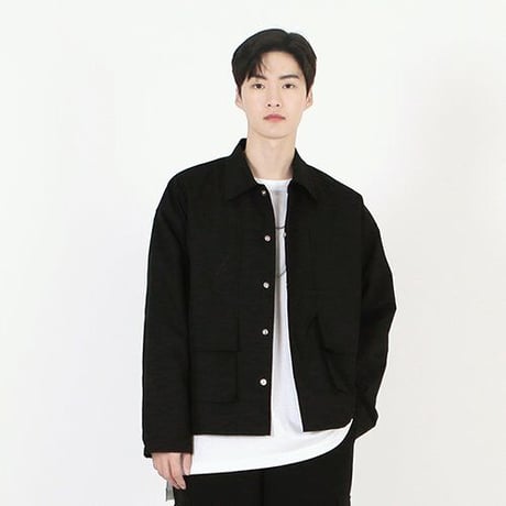 『 BY:L 』 　ミニマルフィールジャケット  (Black)