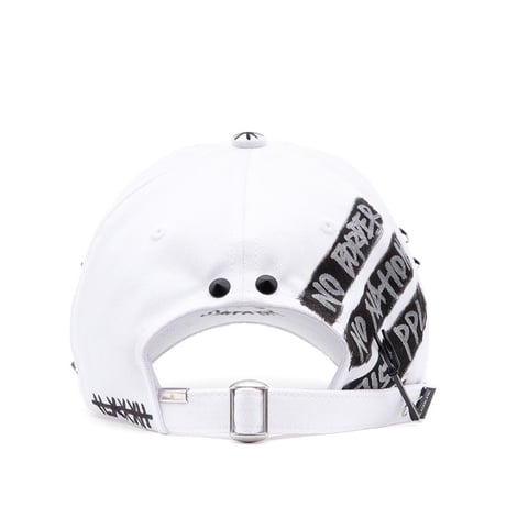 『BLACKBLOND』  レフレクションロゴノーシンパシーキャップ (White)