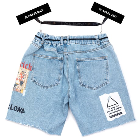 『BLACKBLOND』  マーベリックショートパンツ (Light Blue)