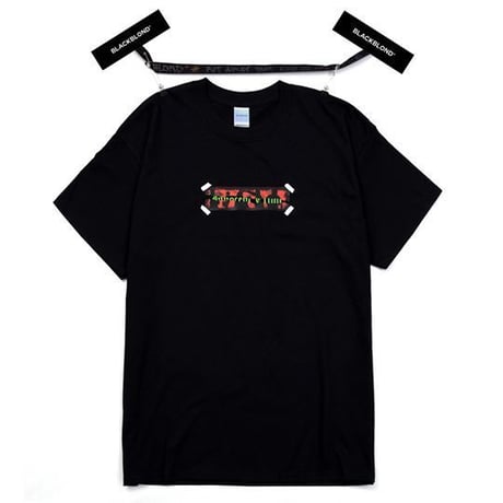 『BLACKBLOND』 イノセントボックスロゴショートスリーブ Tシャツ (Black)