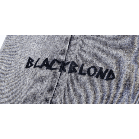 『BLACKBLOND』 　インフェルノクロップデニムパンツ (Gray)