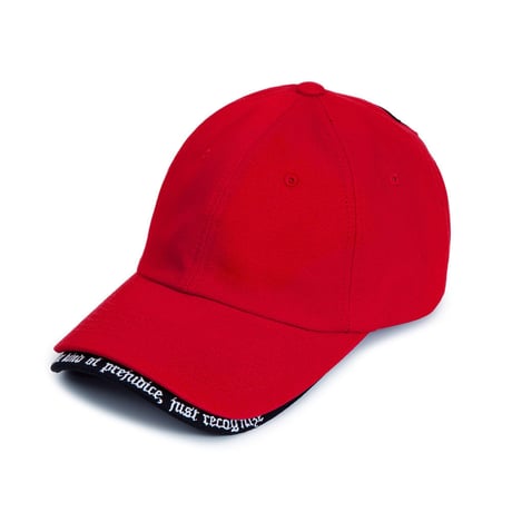 『BLACKBLOND』 BBD Revolution Double Visor Cap (Red)