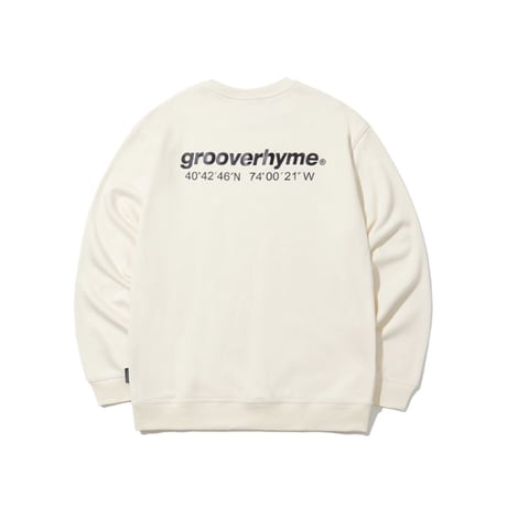 『grooverhyme』 　NYC ロケーションスウェット (Ivory)