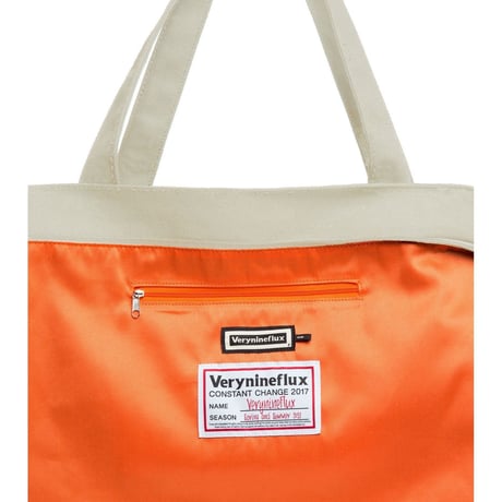 『Verynineflux』 マルチグレートバッグ (Beige)