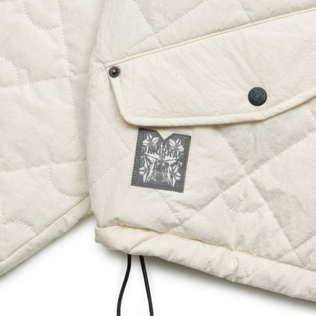『MURRA AER 』  halogen quilted short blouson (Cream)