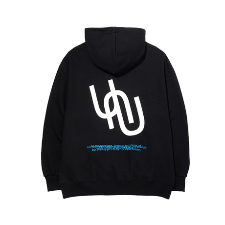 『CORUNU』  シグネチャーロゴパーカー (Black)