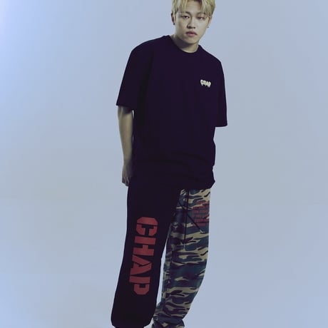 『CHAP CHAP』 　アーミーチャップスウェットパンツ (Camo Mix)