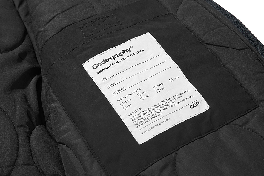 Code:graphy』 ヘビーボアフリースジャケット (Charcoal) | 6LJS