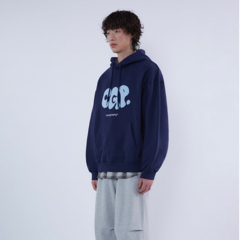 gadidanoniem BERNY / NAVY パーカー