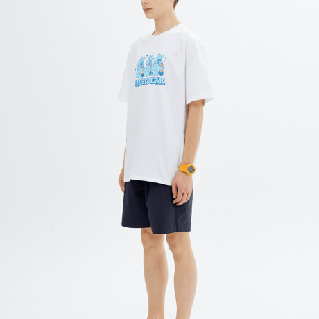 『grooverhyme』 　TRIPLE DUMBY T-SHIRT (White)