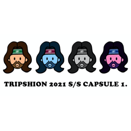 『TRIPSHION』 　JESUS FACE Tシャツ (Black)