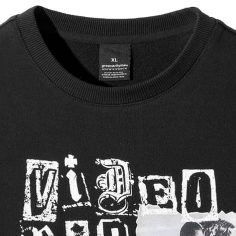 『GROOVE RHYME』 video kid live in NY sweatshirt (Black)