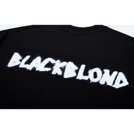 『BLACKBLOND』 　グラフィティロゴスウェット (Black)