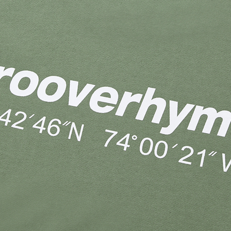 『grooverhyme』 　NYC ロケーションスウェット (Light Khaki)