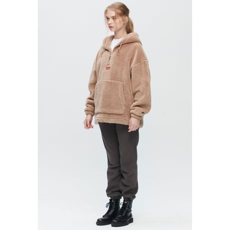 『Verynineflux』    ワールドワイドウーリーパーカー (Beige)