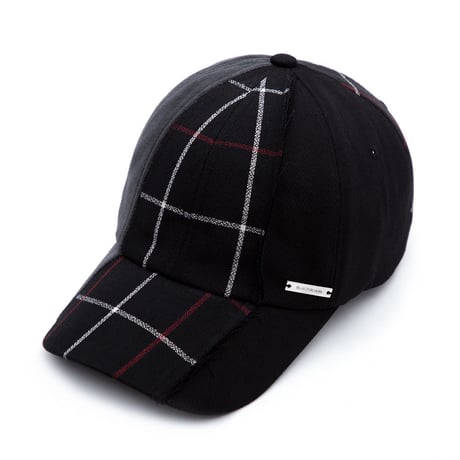 『BLACKBLOND』ペルソナチェックキャップ (Black)