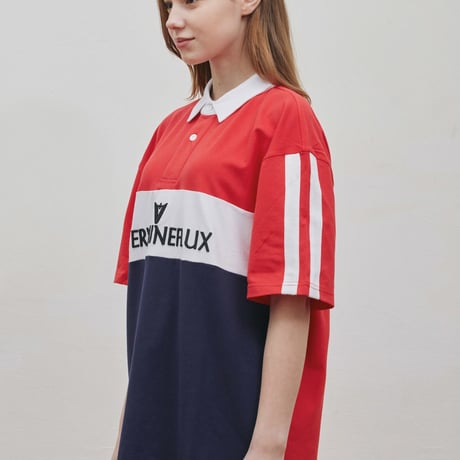 『Verynineflux』 シグネチャーPK Tシャツ (Red)