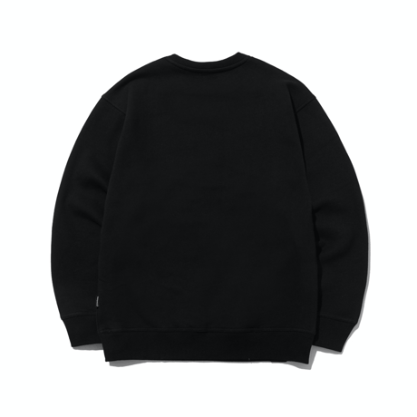 『grooverhyme』 　ベーシックロゴスウェットシャツ (Black)