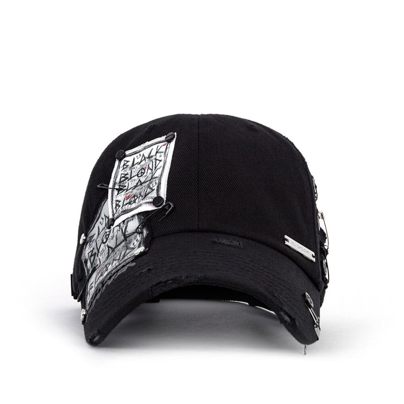BLACKBLOND』 ディスオーダーパッチキャップ (Black) | 6LJStore BLACKBLOND』 ディスオーダーパッチキャップ (Black) | 6LJStore