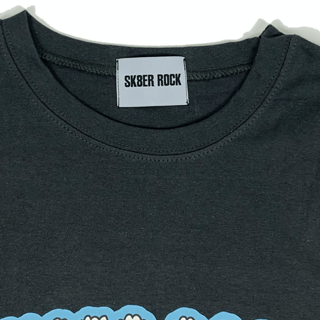 『SK8ER ROCK』 　parasuit short sleeve tee (Charcoal)