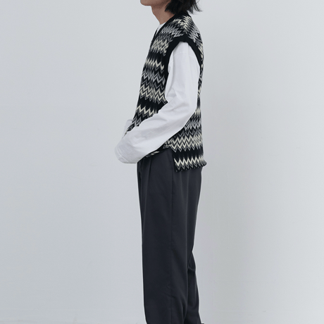 『 BY:L 』 　パルスニットベスト  (Black)