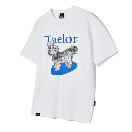 『GROOVE RHYME』 taelor series shihtzu t-shirts (Blue)