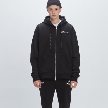 Verynineflux NINTH HOOD ZIPUP (Black)