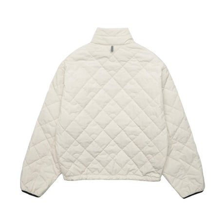 『MURRA AER 』  halogen quilted short blouson (Cream)