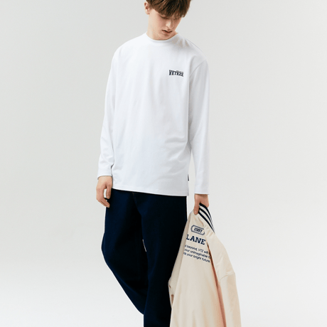 『VETEZE』 　エアプレーンロングスリーブTシャツ (White)