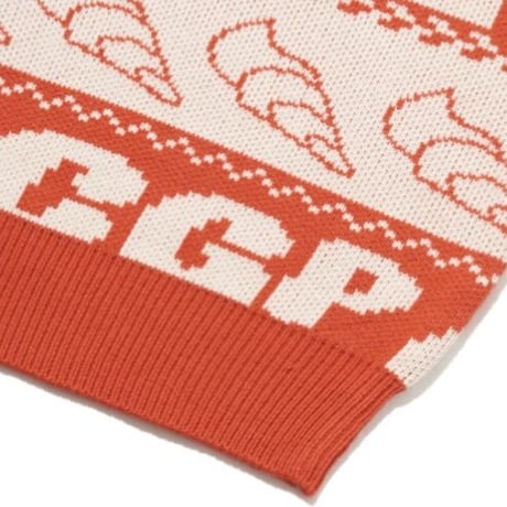 『Code:graphy』 　マリージャカードオーバーフィットニット (Orange)